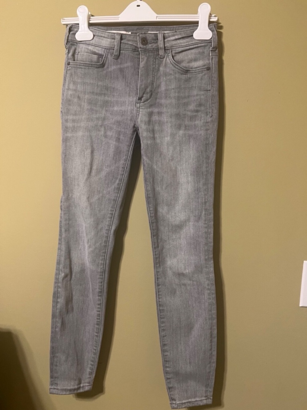 Anthropologie Pilcro And The Letterpress Womens Gray Skinny Jeans 25